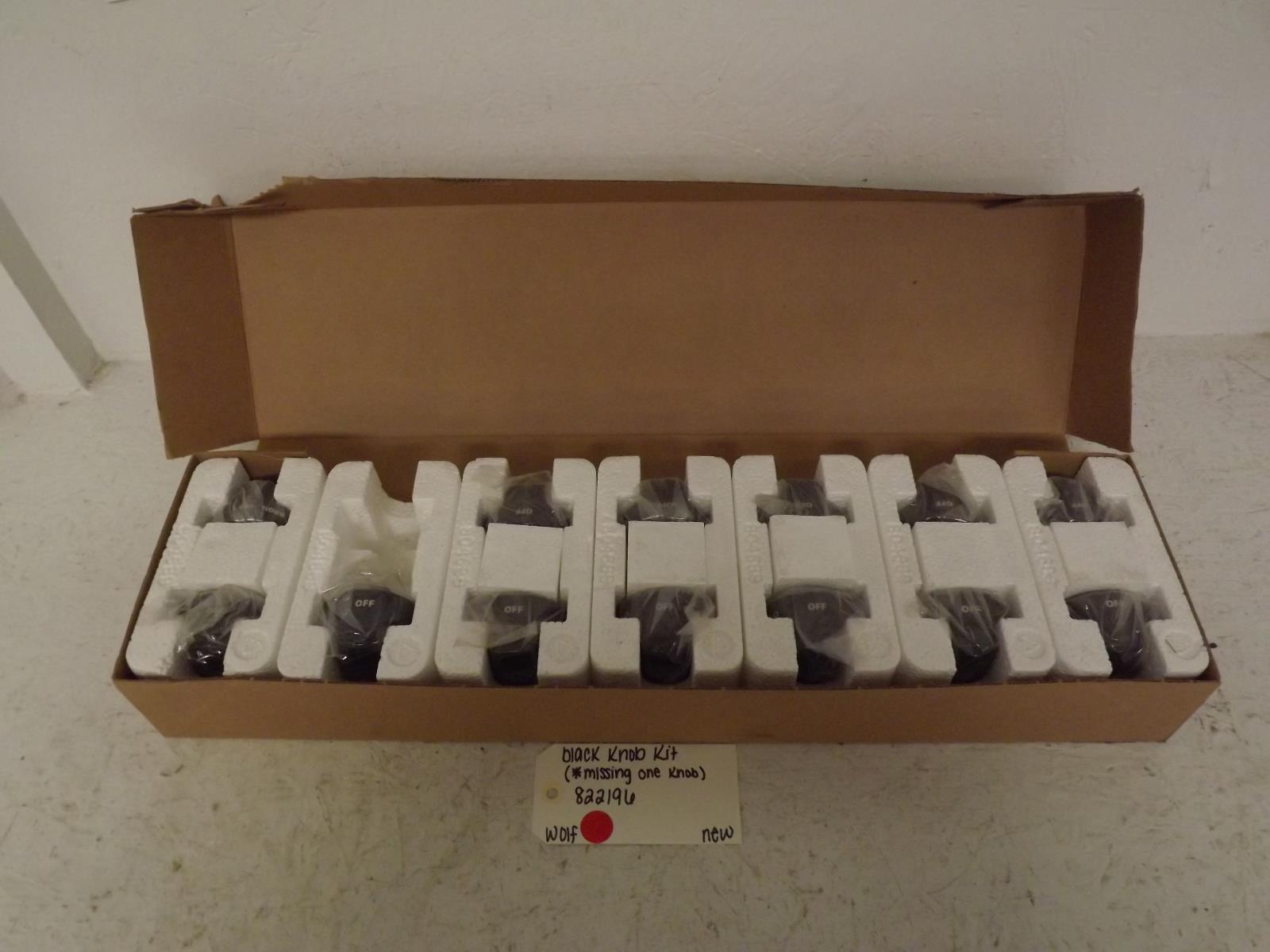 Wolf Range 822196 Black Knob Kit New Wolf Range 822196 Black Knob Kit New